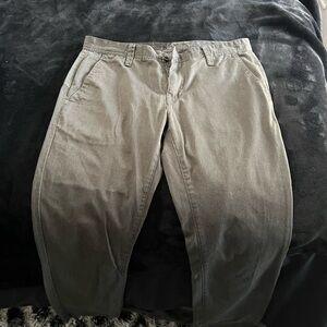 Men's Gray Volcom Chino Pants